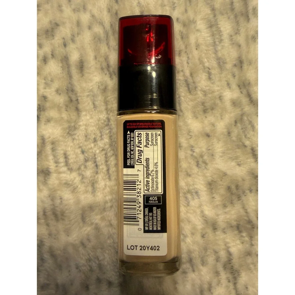 Loreal Paris Infallible 405 Natural Beige Up to 32H Fresh Wear Foundation SPF 25